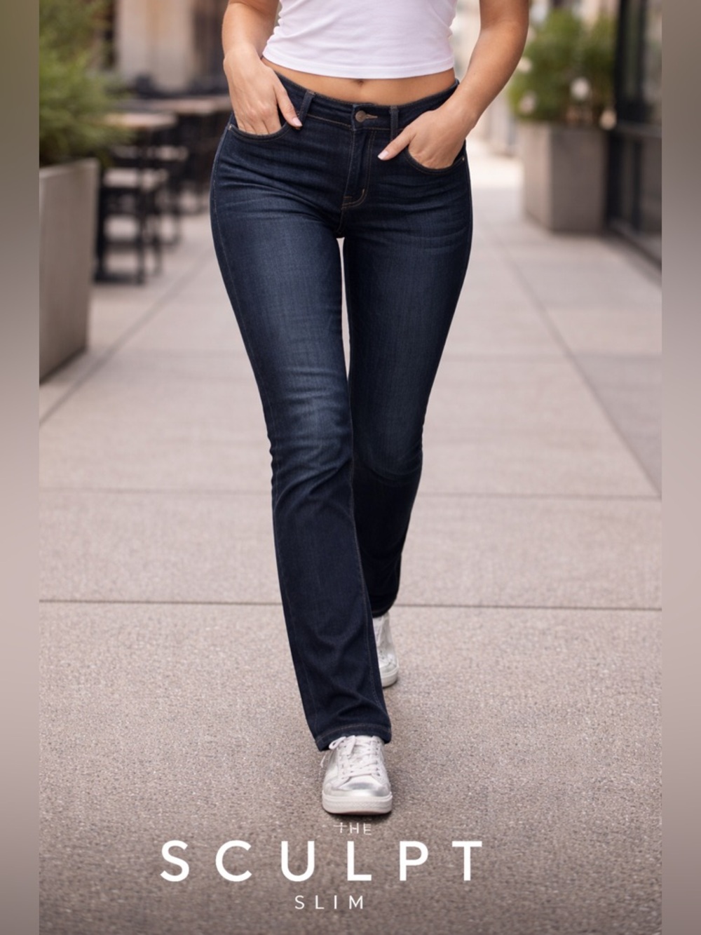 Scully Women's Dark Blue Skinny Jeans